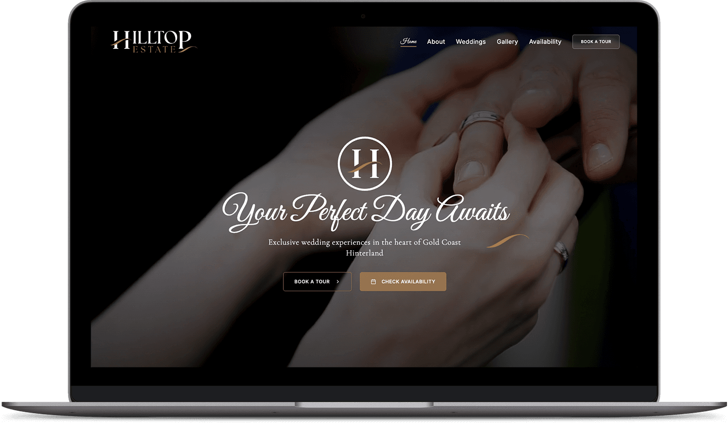 Hilltop Estate — Web Development · Branding project by Next Digital Dev